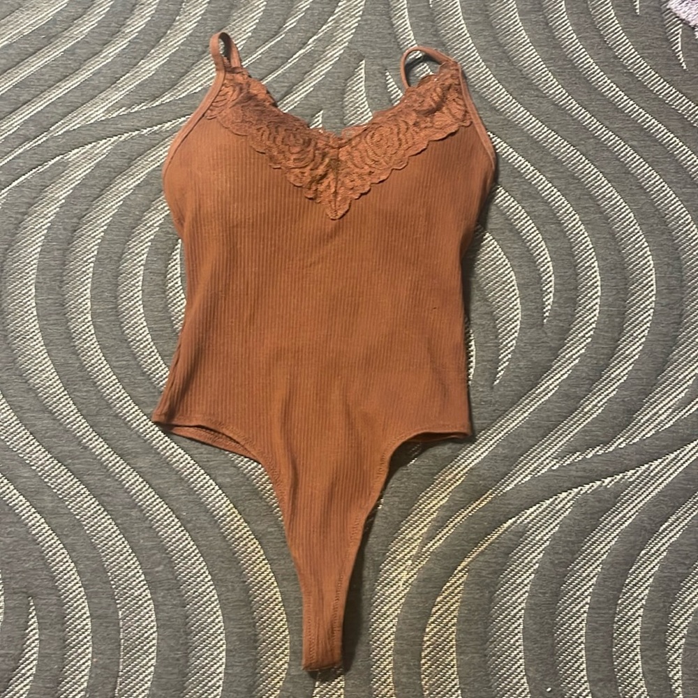 PINK by VS Brown Bodysuit